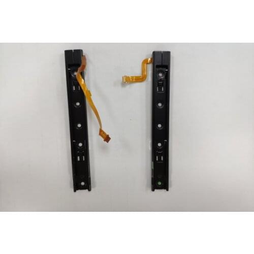 10sets Original Used Left and Right Slide Rail Railway Slider With Flex Cable Fix Part For NS Nintend Switch Console
