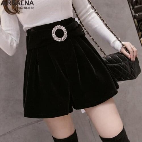 Женские шорты с высокой талией AREALNA China At AliExpress