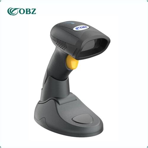 Bluetooth Barcode Scanner with Base, 1D 2D QR Wireless USB Imager for iOS Android Devices, Handsfree Screen Scanning XB-6221BT