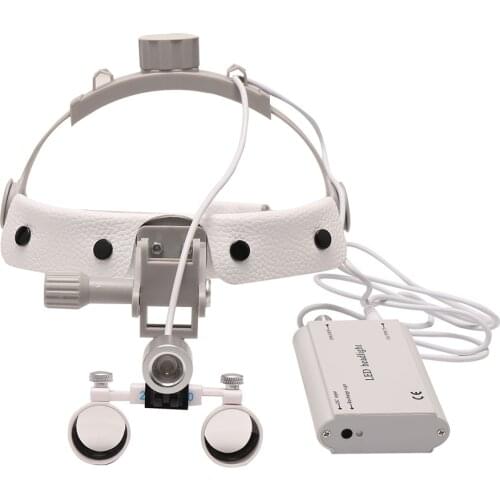 Binocular Dental Loupe-Lamp Headlight Surgical Magnifier Operation Surgery Magnification with led light