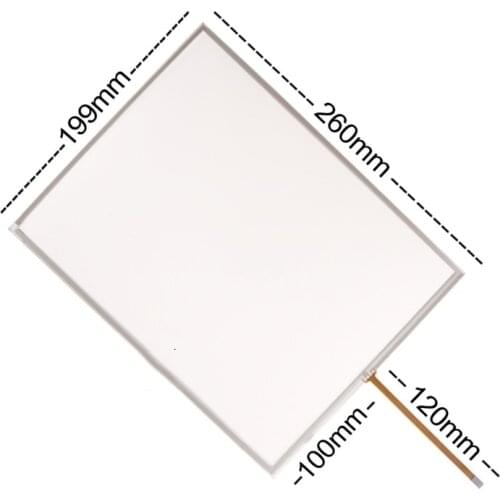 12.1 inch touch screen 4-wire resistive industrial commercial equipment touch-screen LCD touch screen 260*199 260*200 mm