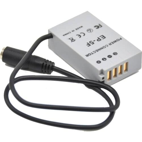 EP-5F EP5F DC Coupler EN-EL24 ENEL24 EN EL24 dummy battery fits eh5 eh5a camera power adapter supply for Nikon 1 J5 1J5 cameras