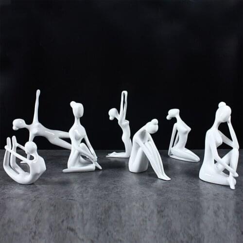 Exquisite Yoga posture Home Decoration modern minimalist living room home Art decorations