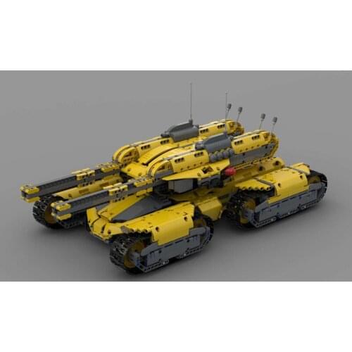 NEW Technology building block MOC remote control military Mammoth tank MKII gun remote control assembly toy boy birthday gift