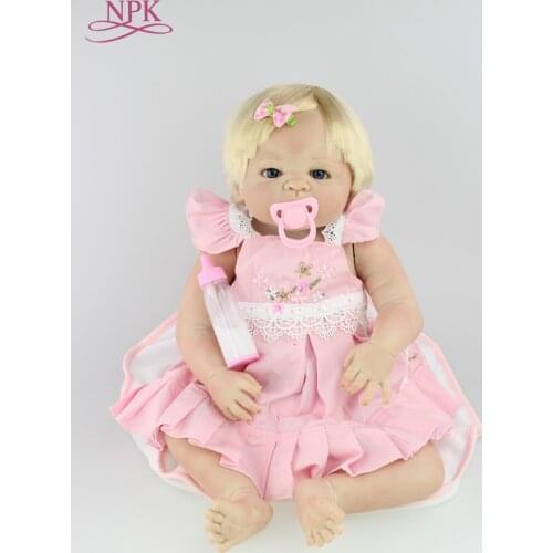 NPK free shipping hotsale reborn baby doll girl beautiful so truly real collection finished doll as picture