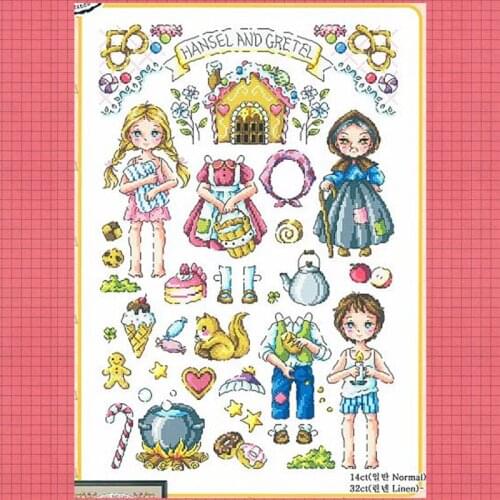 14/18/16/22/25/28ct G133 Cross Stitch Kits Craft Packages Cotton Fabric Floss Counted New Designs Needlework Embroidery
