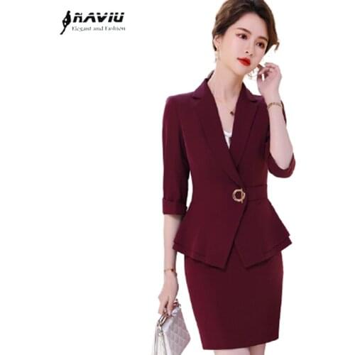 NAVIU Elegant and Fashion Summer Skirt Suits