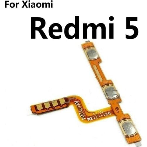 New Power on/off & volume up/down buttons flex cable Replacement for Xiaomi Redmi 5 5A 5Plus phone