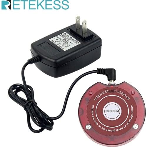 Retekess Restaurant Coaster Pager Charger Base+Power Adaptor For SU-668 Wireless Paging Queuing System For Coffee Church