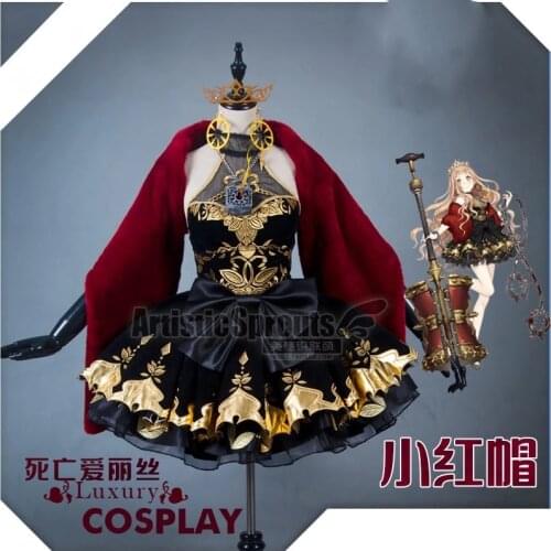 Anime SINoALICE Red Riding Hood Luxury Dress Elegant Uniform Party Outfit Cosplay Costume Women Halloween Free Shipping 2020 New
