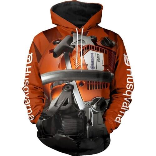 New Fashion Unisex 3D Sweatshirt Hoodie Zip hoodie Beautiful Chainsaw Tool Printed Harajuku Casual Sportswear DY18
