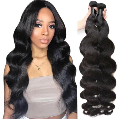 Queen Nala OneCut Hair P Brazilian Hair Weave Bundles Body Wave 8-30inch P Remy Hair Extension Natural Color