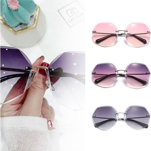 2021 Fashion Tea Gradient Sunglasses Case Polarized Cycling Women Sunglasses For Children Retro Eyewear Fishing Bike Accessories