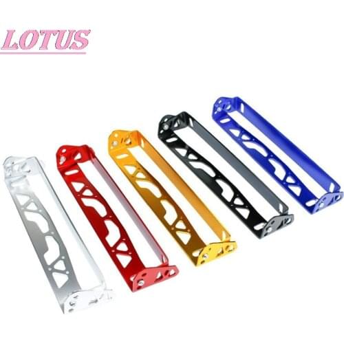 1Pc Multi Color Universal Aluminum Car JDM Styling License Plate Frame Power License Plate Frames Frame Tag Holder