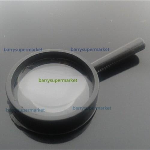 100pcs Acrylic small handheld magnifier 25mm magnifying glass to read childrens magnifying glass Learning Home Office Gift