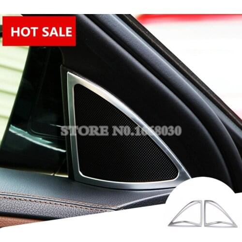 ABS Inner Car Door Speaker Edge Cover Trim 2pcs For Benz S Class W222 2014-2018 Car accesories interior Car decoration