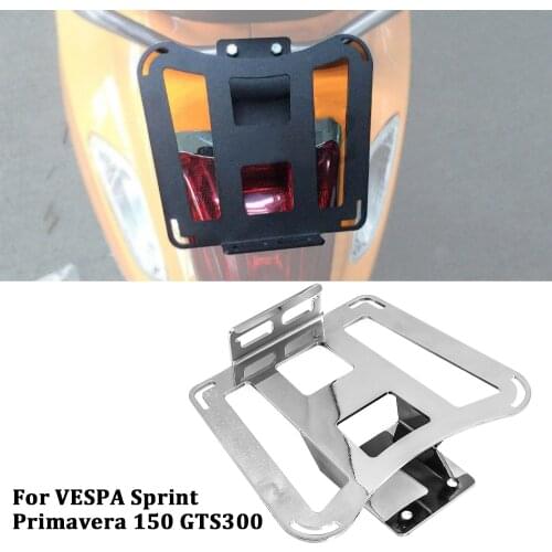 Motorcycle Aluminum Rear Luggage Bag Holder Case Rack Bracket for VESPA Sprint Primavera 150 GTS300 2017 2018 2019 Accessories