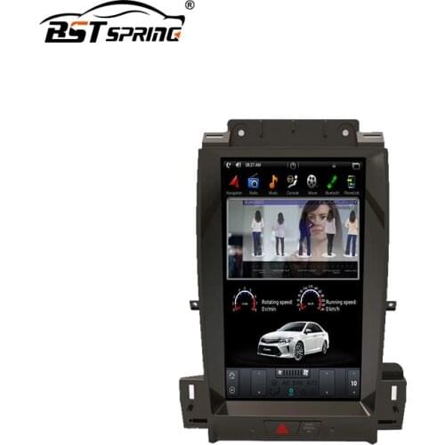 Bosstar 13.3 Inch Android Vertical Screen Car video Entertainment Radio GPS for Taurus 2012-2016 High level with screen