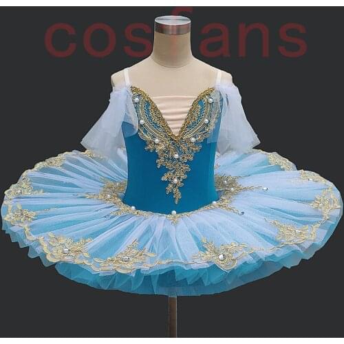 White Blue adult ballet tutu child kids girls professional ballet tutu adult women ballerina dance costumes in stock