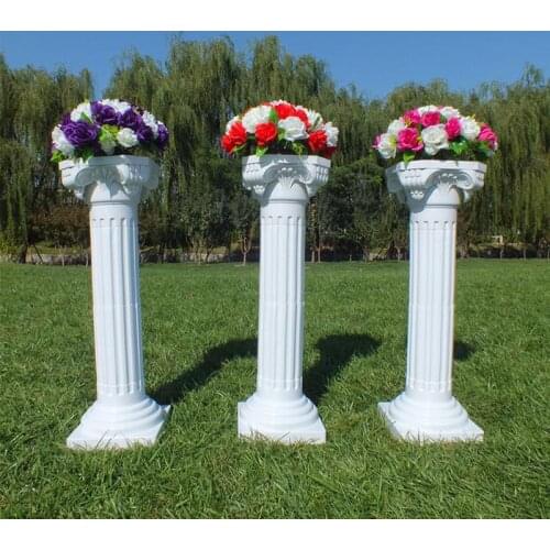 White Plastic Roman Columns Road Cited For Wedding Favors Party Decorations Hotels Shopping Malls Opened Welcome Road Lead