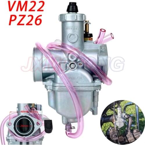Motorcycle Mikuni Carburetor 26mm VM22 Moto Carb For Honda XR100 CRF100 KLX110 KLX125 Dirt Pit Bike Quad ATV moto