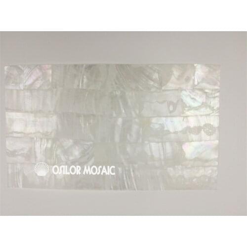 AAA grade natural surface white Chinese freshwater shell laminate for musical instrument and furniture inlay 0.5mm thickness