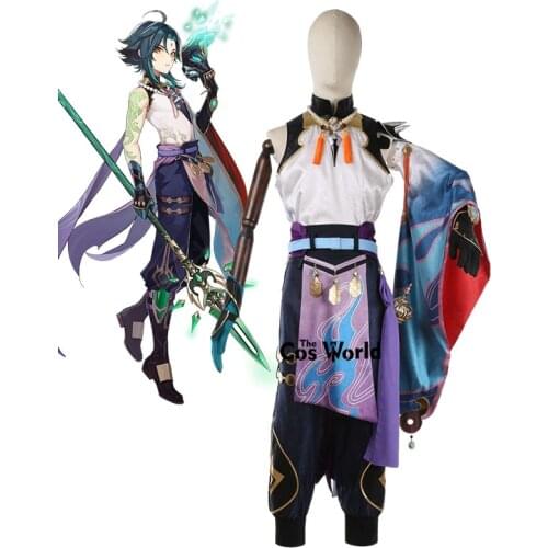 Genshin Impact Liyue Harbor Xiao Outfit Games Customize Cosplay Costumes