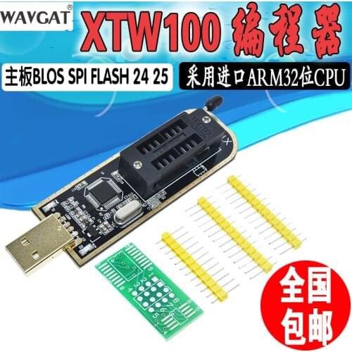 Multi Function Xtw100 Programmer USB Motherboard BIOS SPI Flash 24 25 Read Write Burner