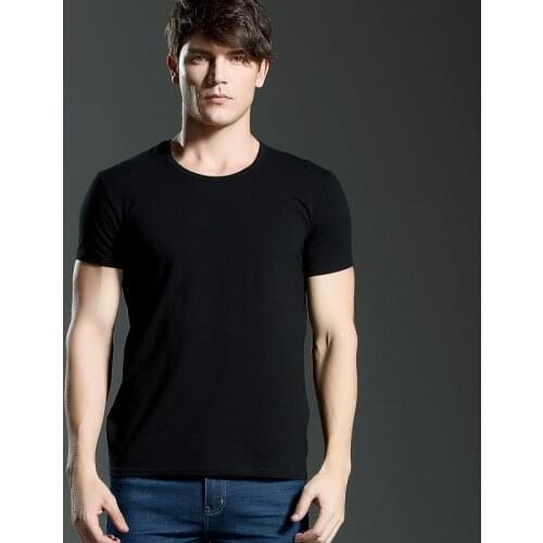 Mens pure black leisure self-cultivation V collar shirt unlined upper garment