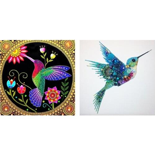 DIY Part Special Shape Diamond Painting Kit 5D Bird Drawing Diamond Painting Diamond Embroidery Picture Rhinestone Home Decor
