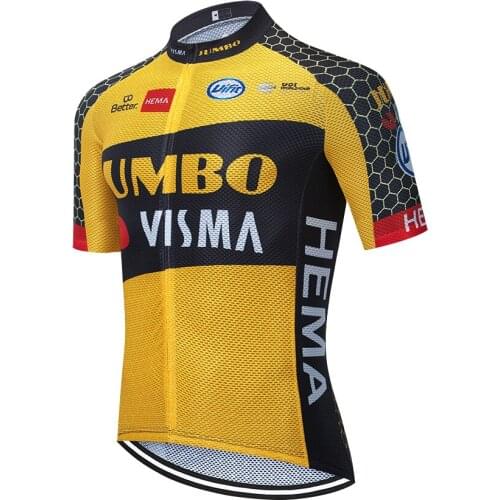2021 New JUMBO Cycling TEAM Jersey Bike Maillot Men Women Pro Ropa Ciclismo Bicycle Top Clothing