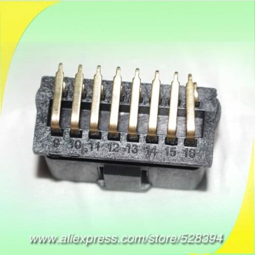 Wholesale J1962 OBD OBD2 OBDII 16Pin Male Connector OBD2 Plug with Right Angle Pin 90 Degree Pins 100pcs