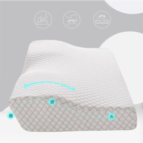 Xiaomi pillow Memory Foam Bed Orthopedic Pillow for Neck Pain Sleeping with Embroidered Pillowcase