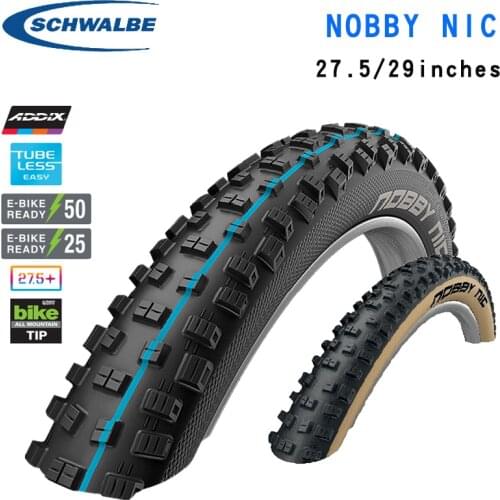 Schwalbe MTB bike tire nobby nic 29 inch steel wire fold 27.5 inch all terrain mountain bike vacuum tire