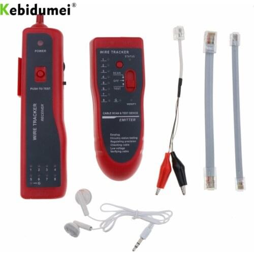 Telephone Network Phone RJ45 RJ11 Cable Wire CAT5 CAT6 Gigabit Ethernet Tracker Phone Generator Tester Diagnose Networking Tools