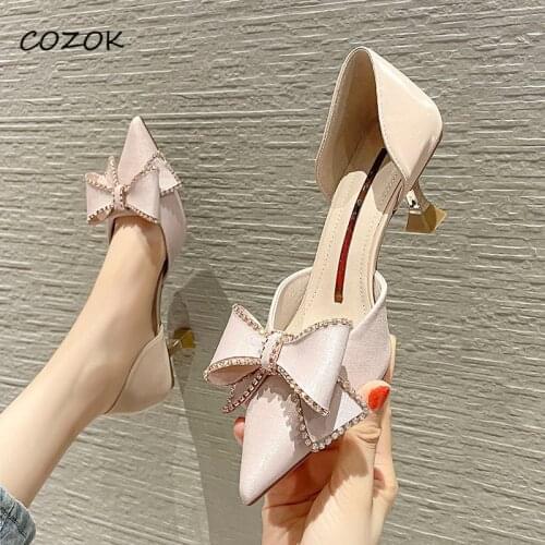 Womens Shoes Crystal Fashion High Heels Women Party Night 2021 Sexy High Heels Pumps Elegant Shoes Women