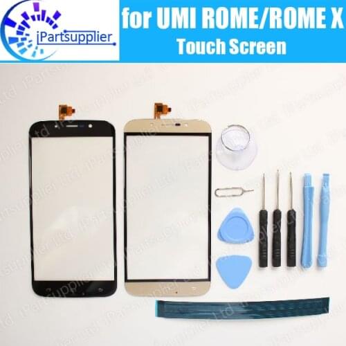 UMI Rome Rome X Touch Screen Panel 100% Guarantee Original Glass Panel Touch Screen Glass Replacement for ROME X+Tools+Adhesive