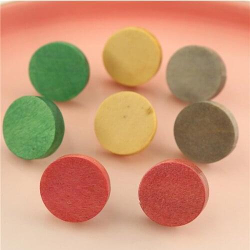 Vintage Natural Wooden Earring Geometric Round Stud Earings Big Wood Earrings for Women Girls Ear Jewelry Fashion 2021