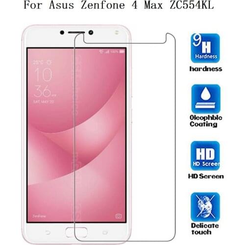 For Asus Zenfone 4 Max Tempered Glass High Quality Protective Film ZenFone 2 ZE551KL Screen Protector For Asus ZC554KL 5.5