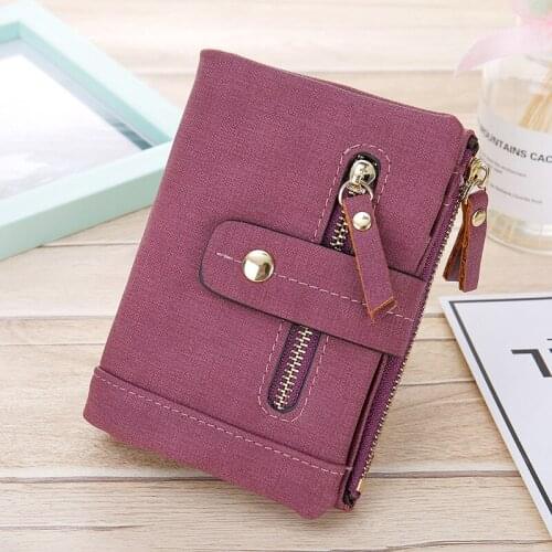 Women Wallets Lady Purses Short Money Bags Female Hasp Zippe Coin Purse Pocke Card ID Holder Clutch Envelope Bag Wallet