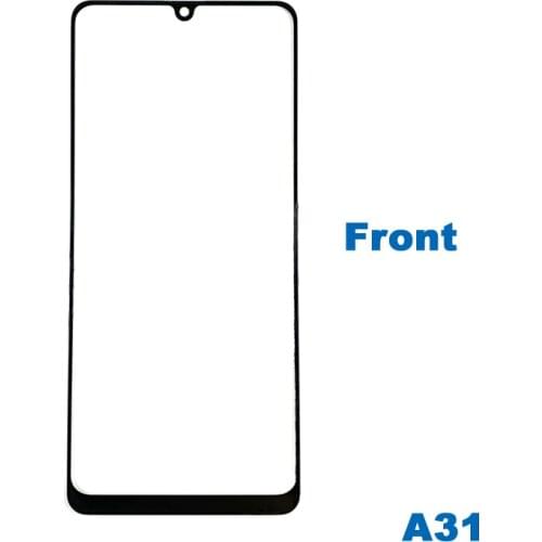 10Pieces/lot For A31 A315 SM-A315F Original LCD Screen Front Glass Lens Repair Parts Touch screen Outer glass Panel Replacement