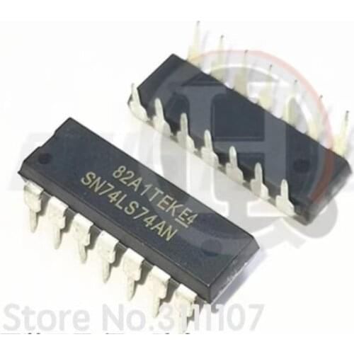 10PCS/LOT HD74LS74AP DIP14 HD74LS74 DIP SN74LS74AN 74LS74 DIP-14 New