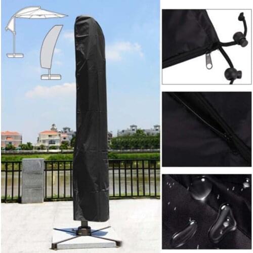 3 Size Outdoor Banana Umbrella Cover Waterproof Oxford Cloth Garden Weatherproof Patio Cantilever Parasol Rain Cover Accessories