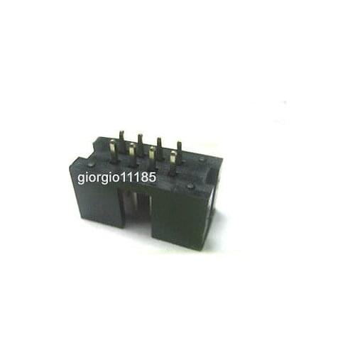50x DC3 8 Pin Shrouded Male Header Connector 2.54mm