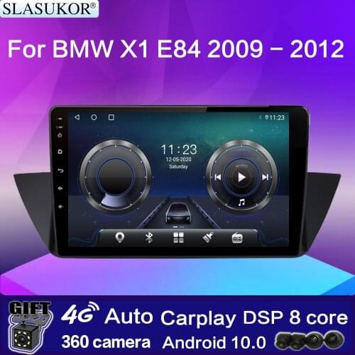 10 Inch Android 10 Radio For BMW X1 E84 2009~2015 iDrive Car Stereo Audio Multimedia Player GPS Navigation Bluetooth Carplay