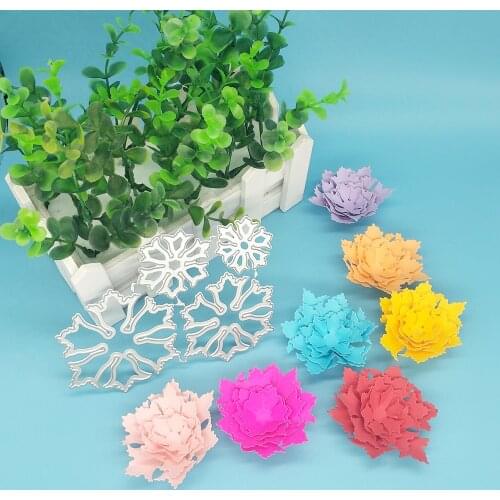 Flowers, 4 in 1, carnation metal cutting mold, scrapbook, photo frame, photo album decoration, DIY, handmade art