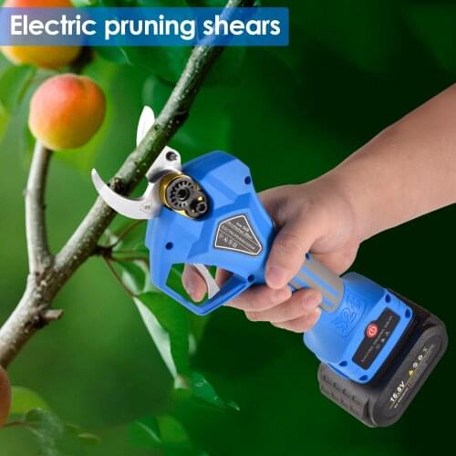 Electric Pruning Shears Power Tools Electric Pruning Scissors Pruning Shears With 2 Battery Garden Cordless Electric Scissors