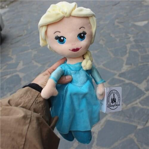 30CM Frozen Elsa Disney Dolls Snow Queen Princess Elsa Doll Toys Stuffed Plush Kids Girl Toys Birthday Christmas Gift