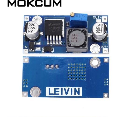 3pcs 3A LM2596 4V-35V DC-DC Adjustable Power Supply Buck Converter Step Down Converter Power Module Output 1.23V-30V