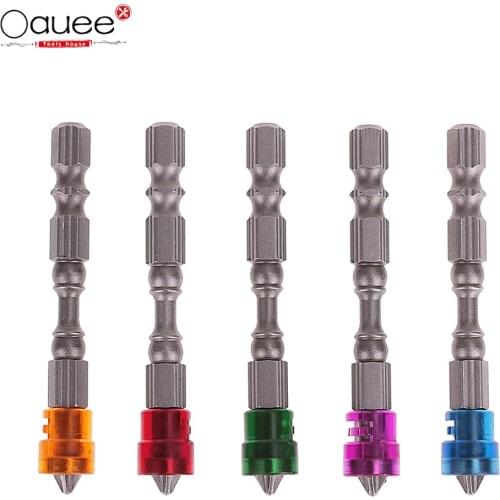 5pcs Magnetic Screwdriver Bit Non-slip Hex Single Head screwdriver Driver Set Plasterboard Screw Bits For Power Tools